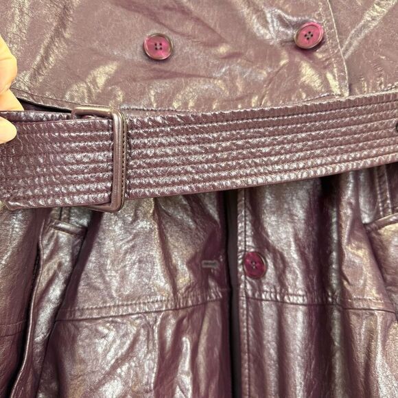 Rosetta Getty 
Layered Faux Leather Trench Coat 💚 - Picture 7 of 14